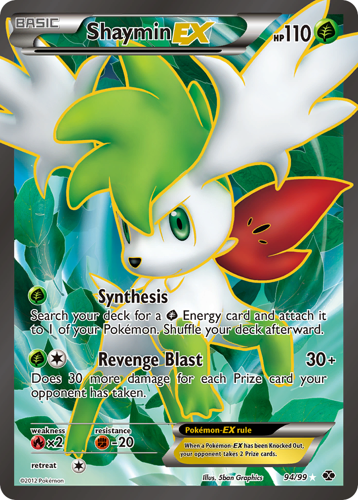 Shaymin EX (94/99) [Black & White: Next Destinies] | Tables and Towers