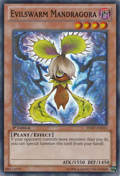 Evilswarm Mandragora [HA07-EN015] Super Rare | Tables and Towers