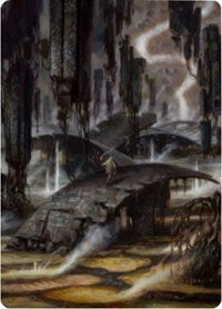 Grimclimb Pathway Art Card [Zendikar Rising Art Series] | Tables and Towers