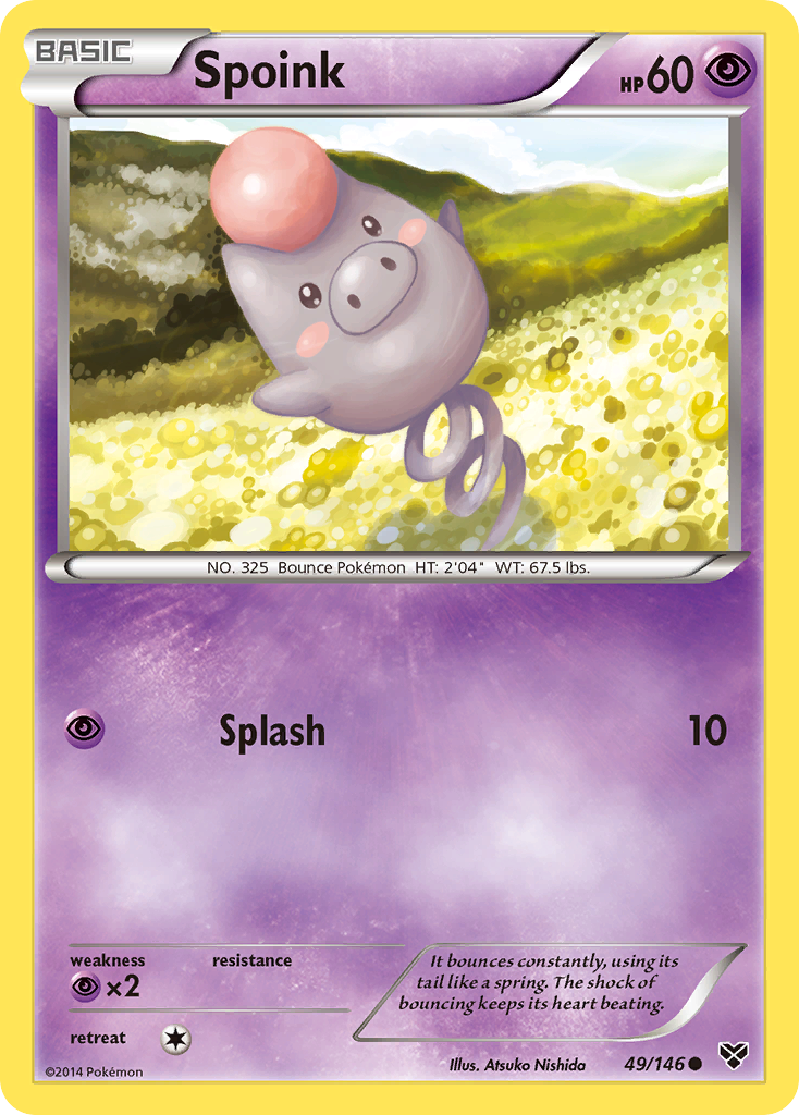 Spoink (49/146) [XY: Base Set] | Tables and Towers