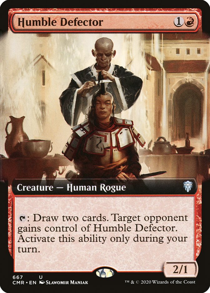 Humble Defector (Extended Art) [Commander Legends] | Tables and Towers