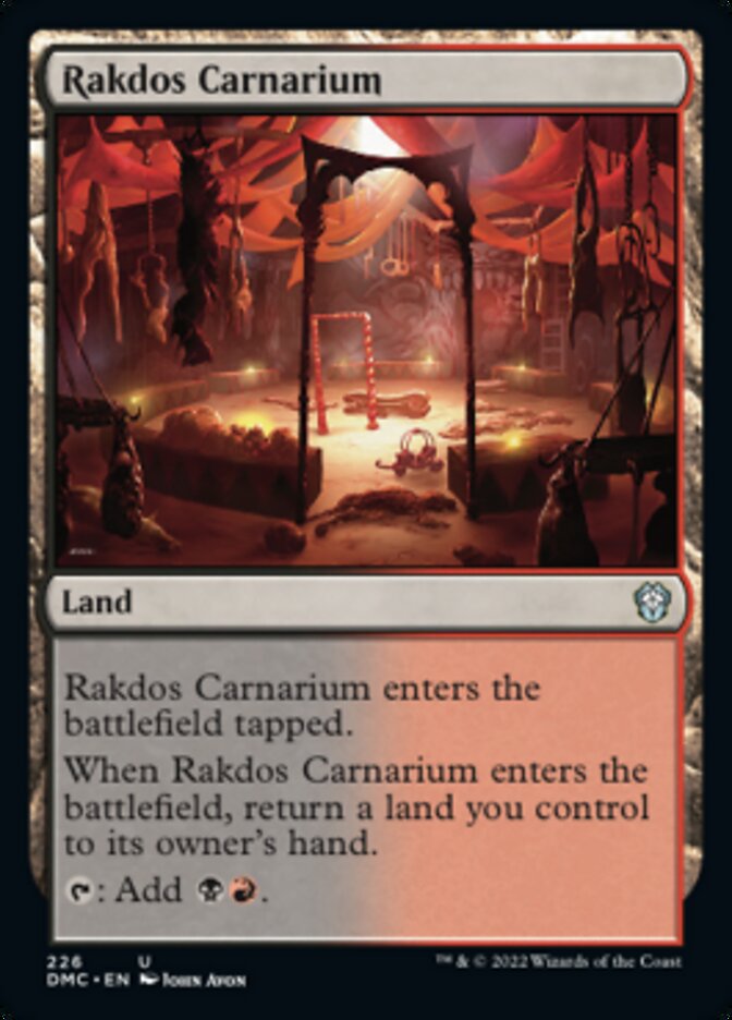 Rakdos Carnarium [Dominaria United Commander] | Tables and Towers