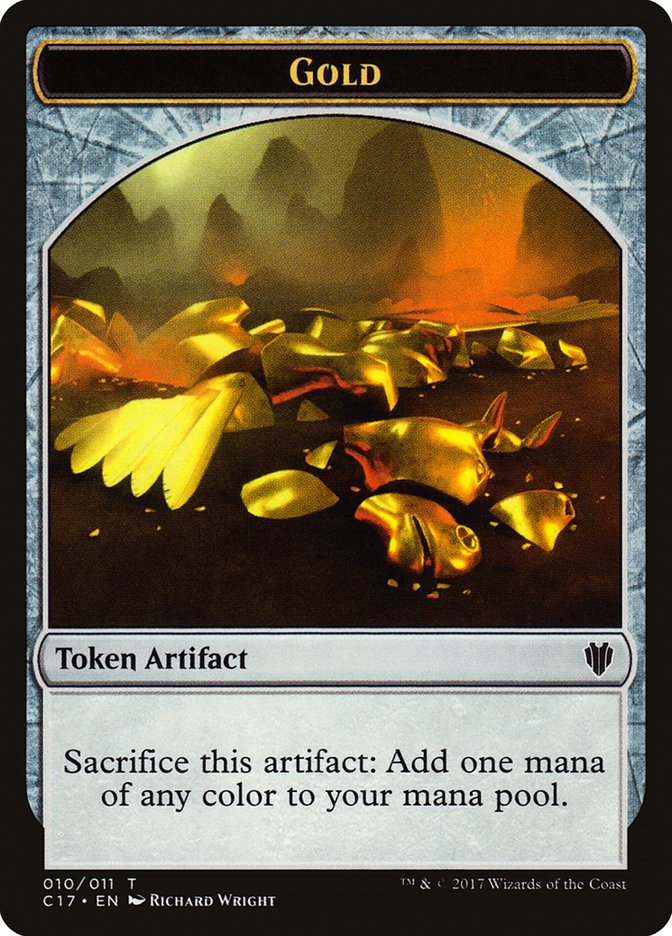 Gold Token [Commander 2017 Tokens] | Tables and Towers