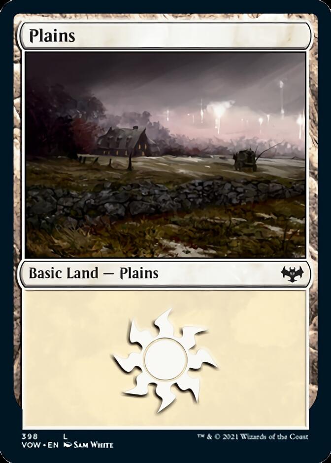 Plains (398) [Innistrad: Crimson Vow] | Tables and Towers