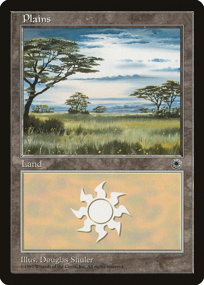 Plains (Yellow Flowers in Grass / Long Dark Cloud in Center) [Portal] | Tables and Towers