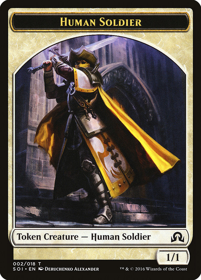 Human Soldier Token [Shadows over Innistrad Tokens] | Tables and Towers