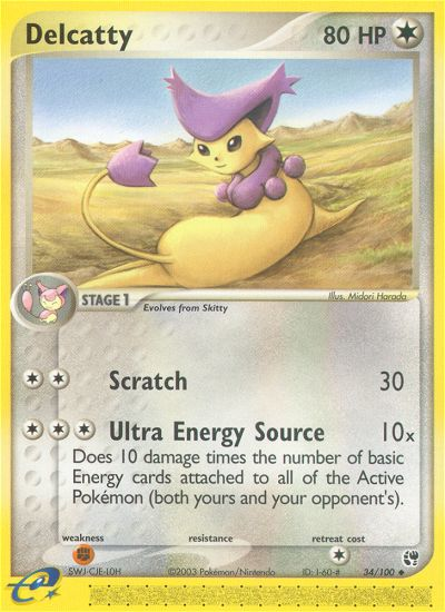 Delcatty (34/100) [EX: Sandstorm] | Tables and Towers