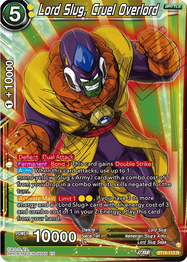 Lord Slug, Cruel Overlord (BT19-113) [Fighter's Ambition] | Tables and Towers