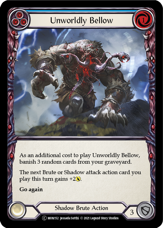 Unworldly Bellow (Blue) [U-MON152] (Monarch Unlimited)  Unlimited Normal | Tables and Towers