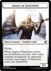 Angel of Sanctions // Horror Double-Sided Token [Commander 2019 Tokens] | Tables and Towers