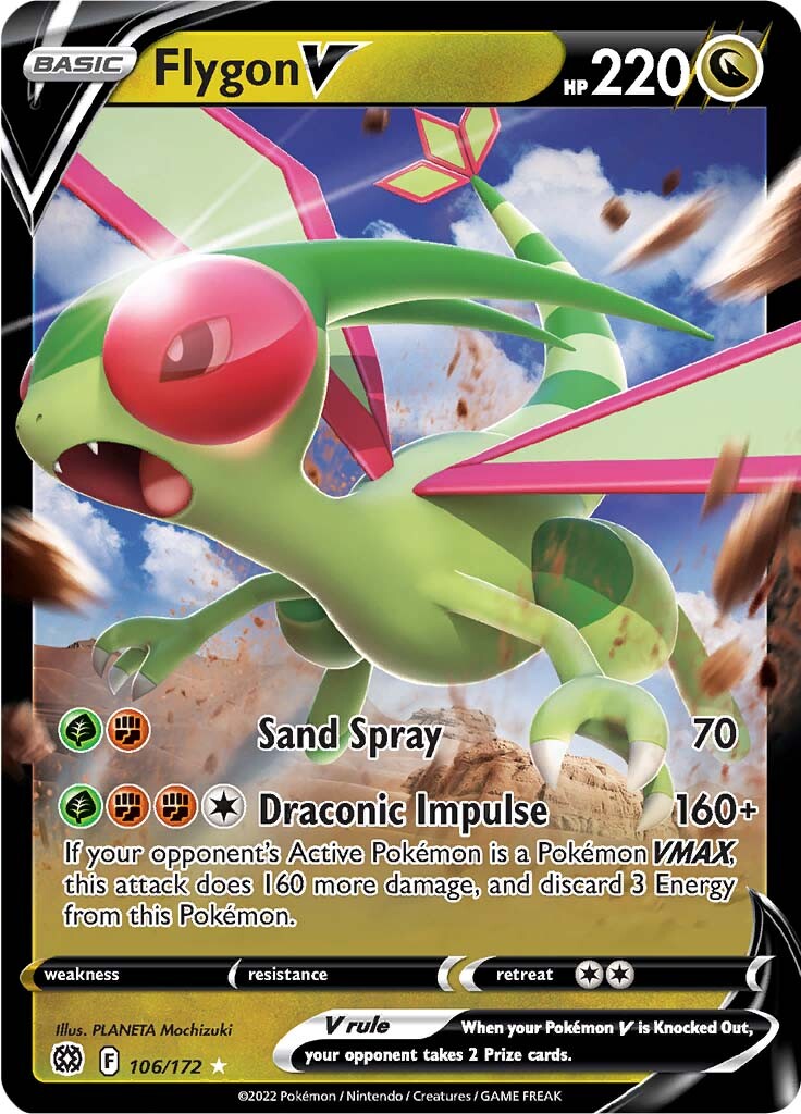 Flygon V (106/172) [Sword & Shield: Brilliant Stars] | Tables and Towers