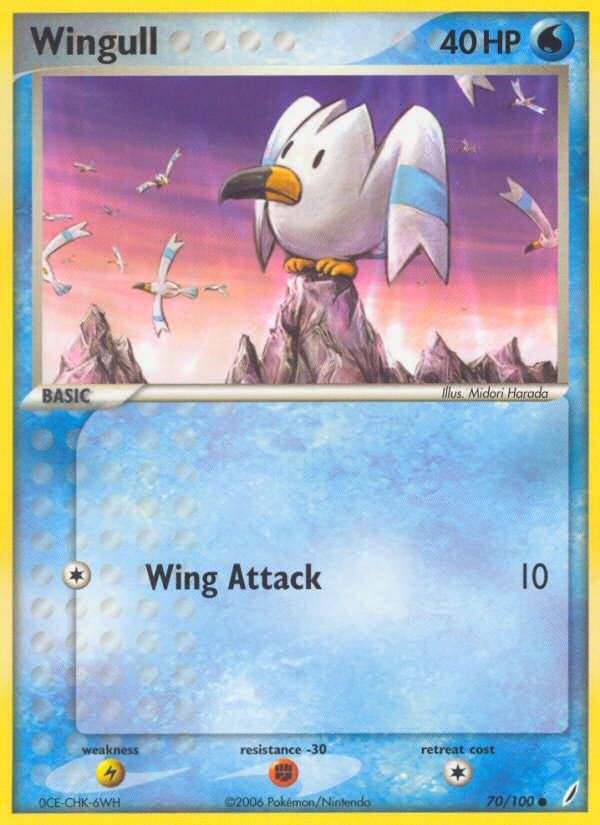 Wingull (70/100) [EX: Crystal Guardians] | Tables and Towers