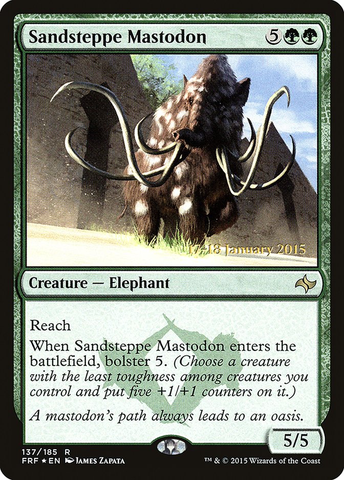 Sandsteppe Mastodon [Fate Reforged Prerelease Promos] | Tables and Towers