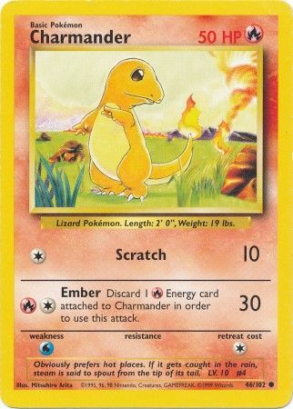 Charmander (46/102) [Base Set Unlimited] | Tables and Towers