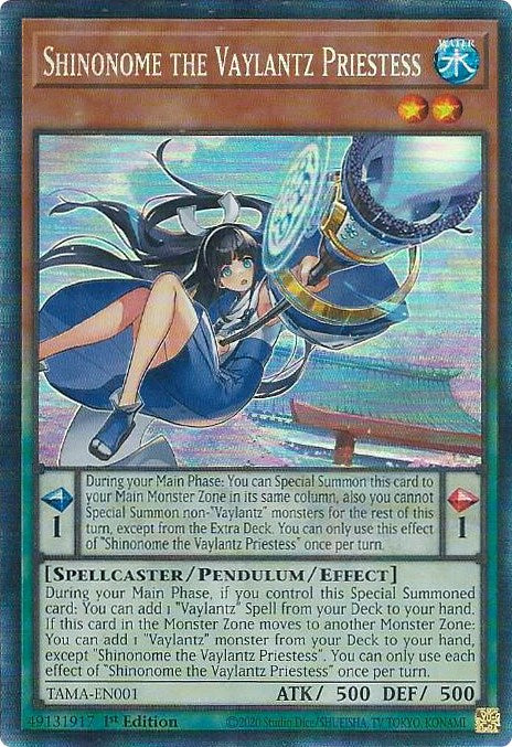 Shinonome the Vaylantz Priestess [TAMA-EN001] Collector's Rare | Tables and Towers