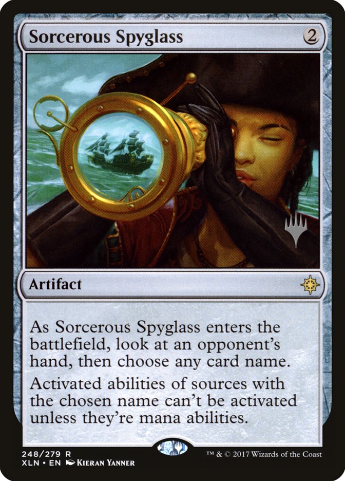 Sorcerous Spyglass (Promo Pack) [Ixalan Promos] | Tables and Towers