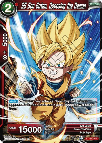 SS Son Goten, Opposing the Demon (BT15-010) [Saiyan Showdown] | Tables and Towers