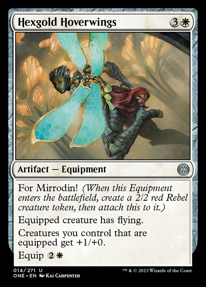 Hexgold Hoverwings [Phyrexia: All Will Be One] | Tables and Towers