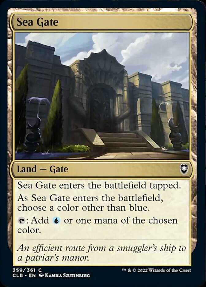 Sea Gate [Commander Legends: Battle for Baldur's Gate] | Tables and Towers