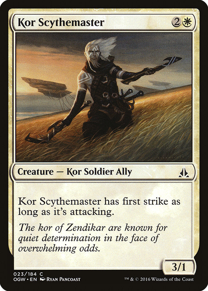 Kor Scythemaster [Oath of the Gatewatch] | Tables and Towers