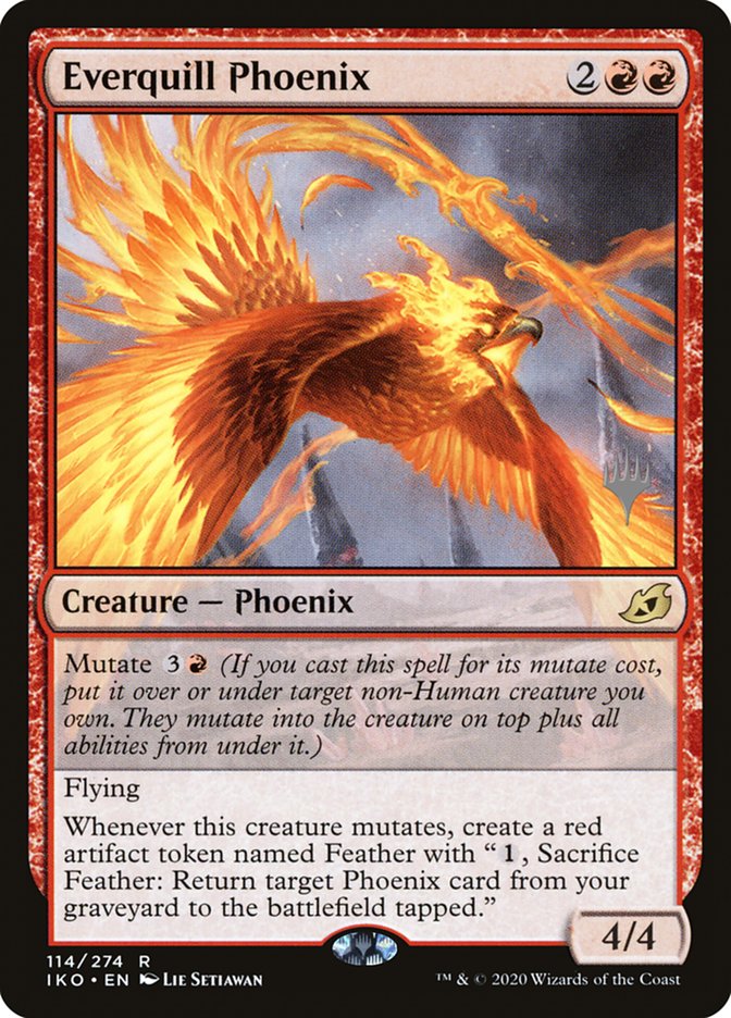 Everquill Phoenix (Promo Pack) [Ikoria: Lair of Behemoths Promos] | Tables and Towers