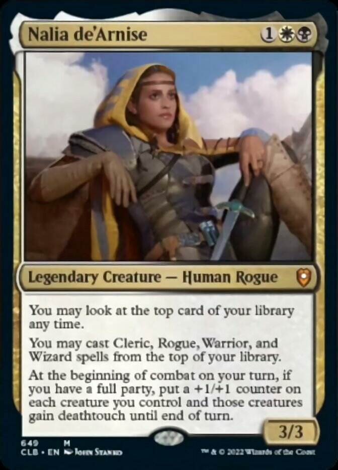 Nalia de'Arnise [Commander Legends: Battle for Baldur's Gate] | Tables and Towers
