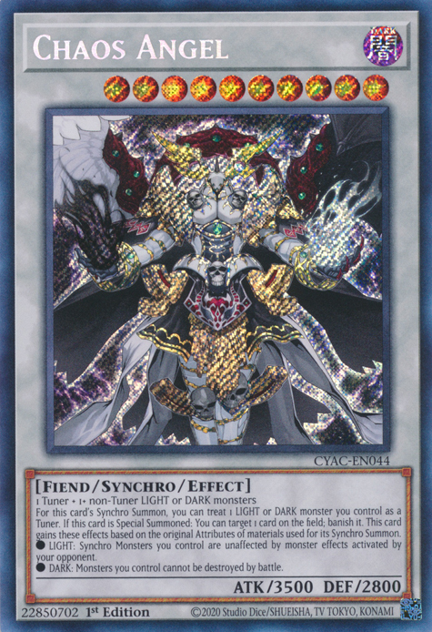 Chaos Angel [CYAC-EN044] Secret Rare | Tables and Towers