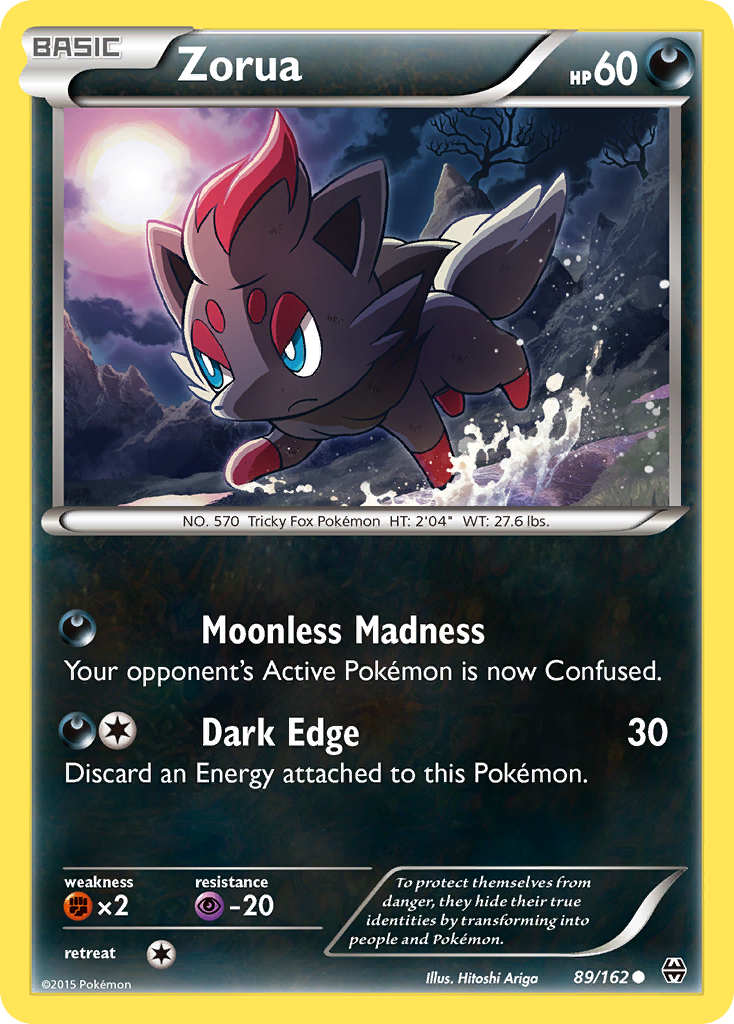 Zorua (89/162) [XY: BREAKthrough] | Tables and Towers