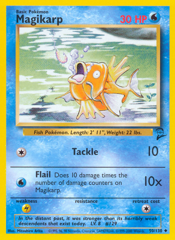 Magikarp (50/130) [Base Set 2] | Tables and Towers