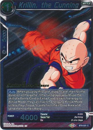 Krillin, the Cunning (BT8-031_PR) [Malicious Machinations Prerelease Promos] | Tables and Towers