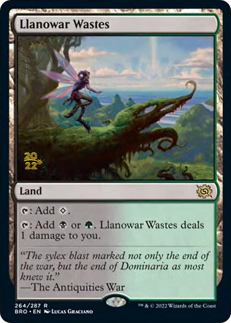 Llanowar Wastes [The Brothers' War Prerelease Promos] | Tables and Towers