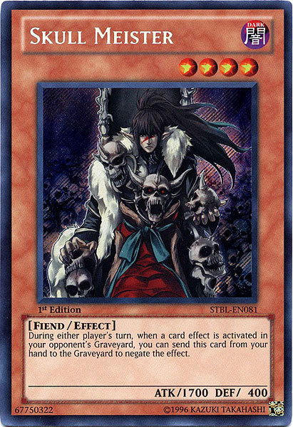 Skull Meister [STBL-EN081] Secret Rare | Tables and Towers