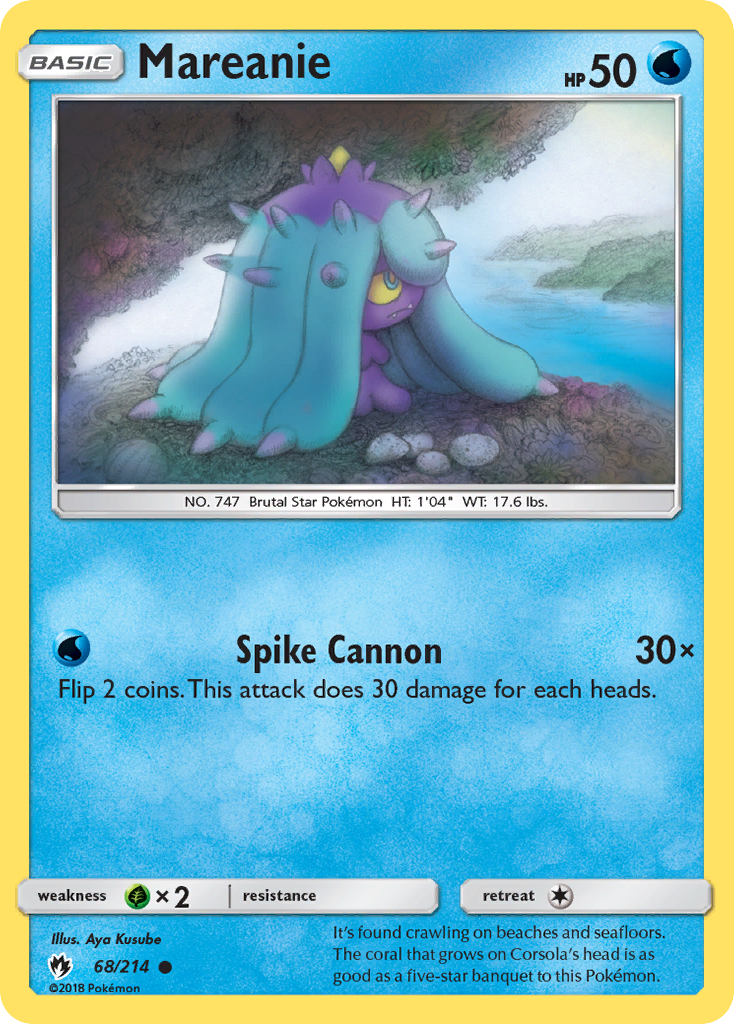 Mareanie (68/214) [Sun & Moon: Lost Thunder] | Tables and Towers