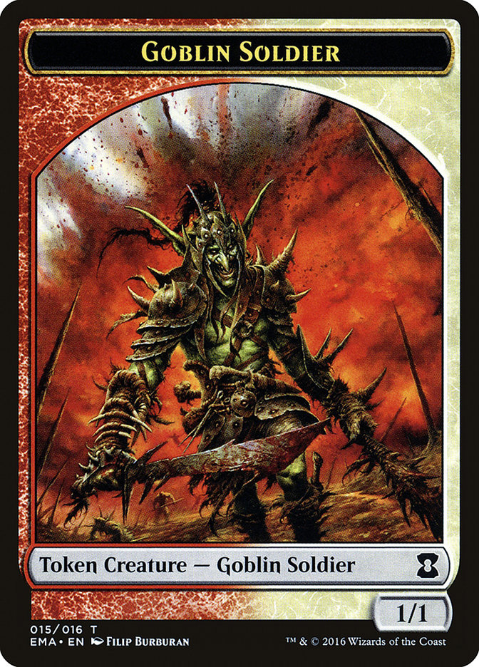 Goblin Soldier Token [Eternal Masters Tokens] | Tables and Towers