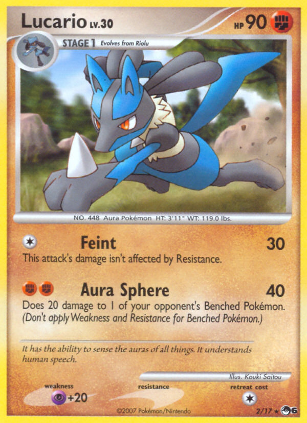 Lucario (2/17) [POP Series 6] | Tables and Towers