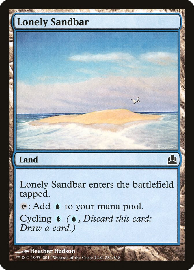 Lonely Sandbar [Commander 2011] | Tables and Towers