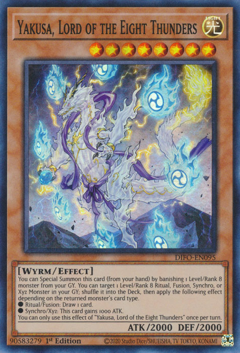 Yakusa, Lord of the Eight Thunders [DIFO-EN095] Super Rare | Tables and Towers