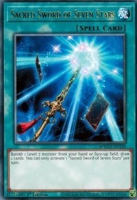 Sacred Sword of Seven Stars [MAGO-EN150] Rare | Tables and Towers