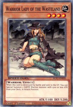 Warrior Lady of the Wasteland [SGX1-ENE05] Common | Tables and Towers