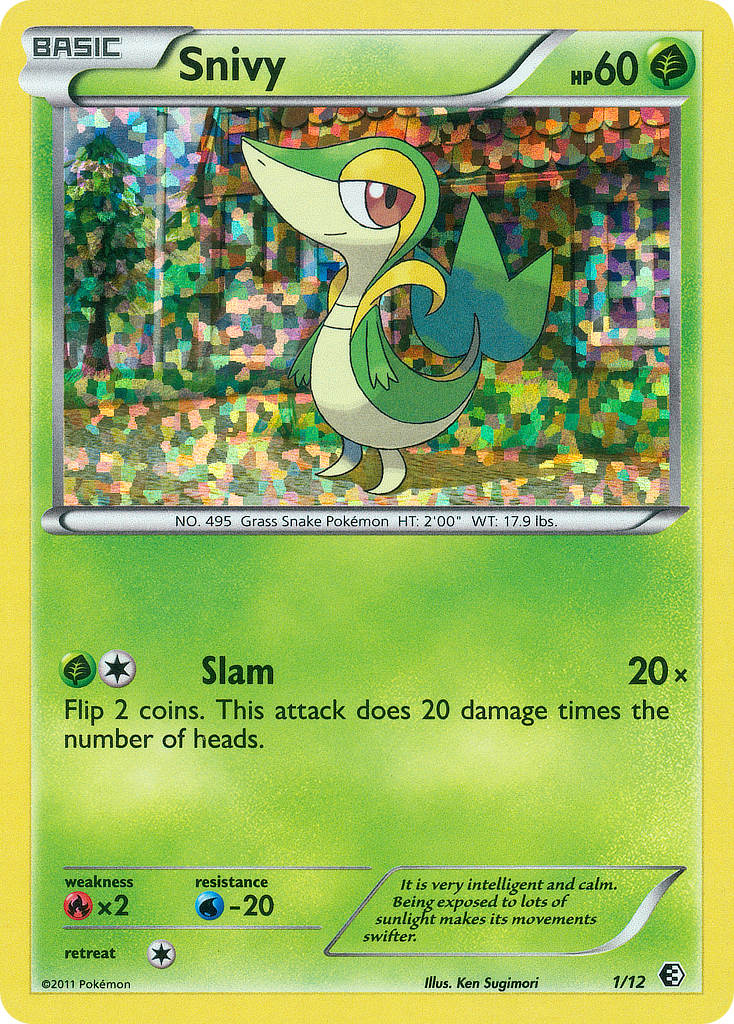 Snivy (1/12) [McDonald's Promos: 2011 Collection] | Tables and Towers