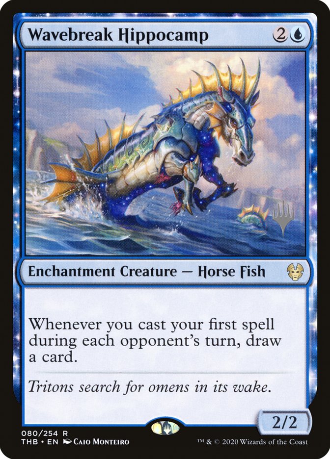 Wavebreak Hippocamp (Promo Pack) [Theros Beyond Death Promos] | Tables and Towers