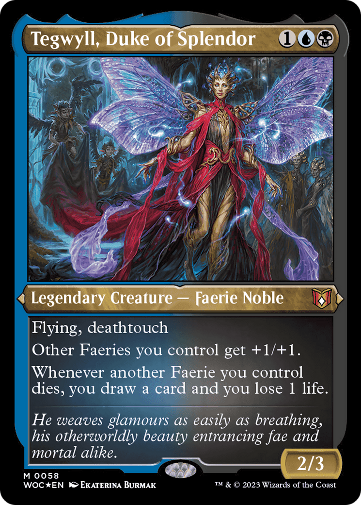 Tegwyll, Duke of Splendor (Display Commander) [Wilds of Eldraine Commander] | Tables and Towers