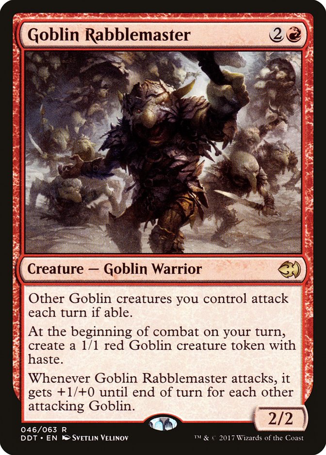 Goblin Rabblemaster [Duel Decks: Merfolk vs. Goblins] | Tables and Towers