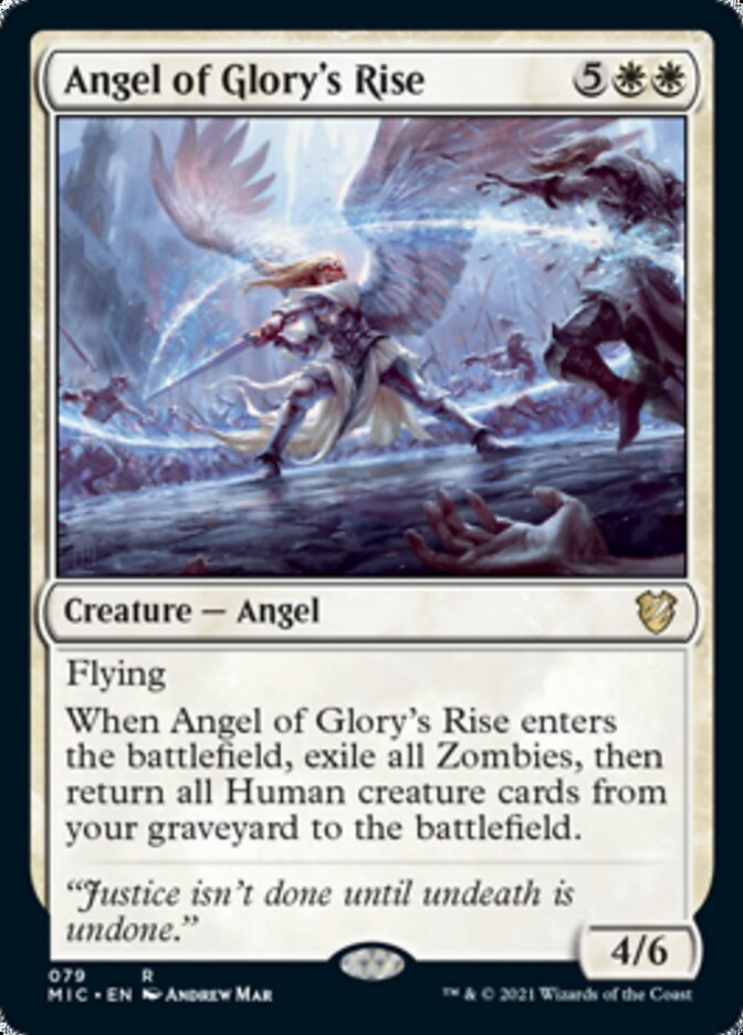 Angel of Glory's Rise [Innistrad: Midnight Hunt Commander] | Tables and Towers