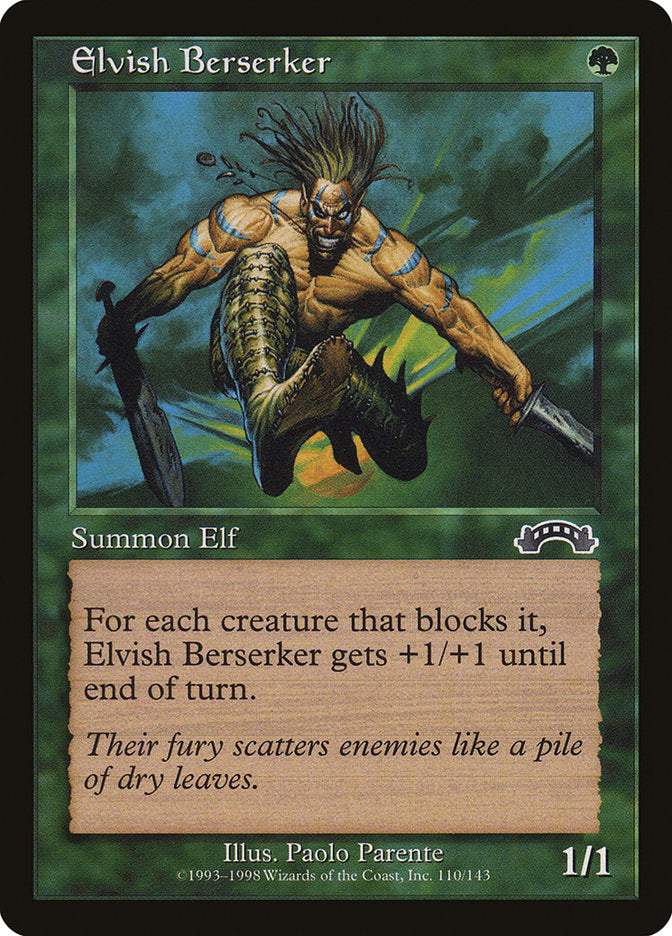 Elvish Berserker [Exodus] | Tables and Towers