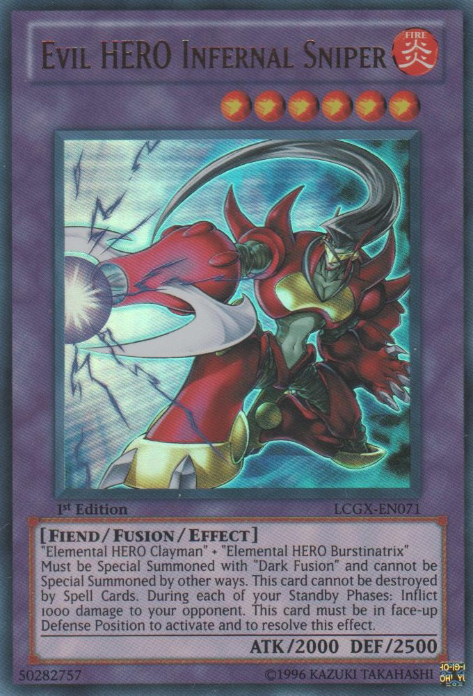 Evil HERO Infernal Sniper [LCGX-EN071] Ultra Rare | Tables and Towers