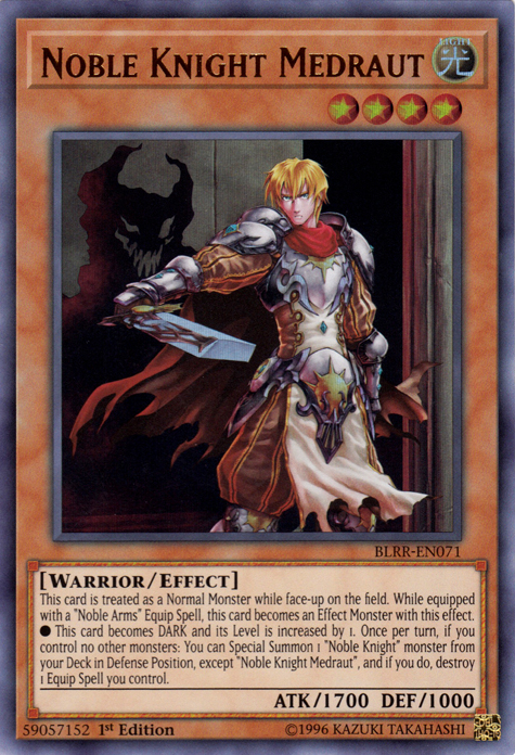 Noble Knight Medraut [BLRR-EN071] Ultra Rare | Tables and Towers