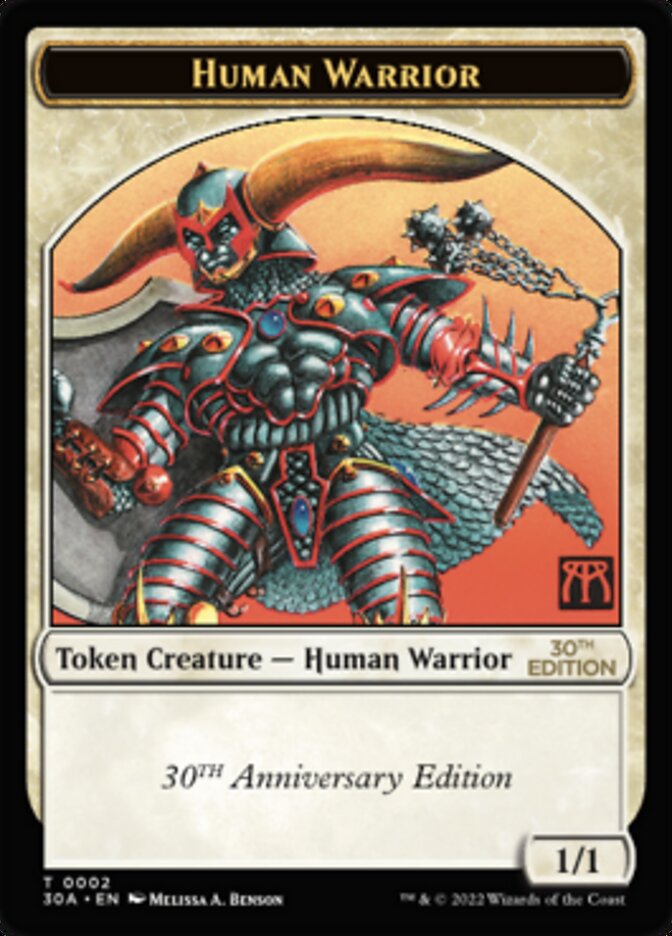 Human Warrior Token [30th Anniversary Tokens] | Tables and Towers