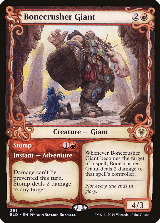 Bonecrusher Giant // Stomp (Showcase) [Throne of Eldraine] | Tables and Towers