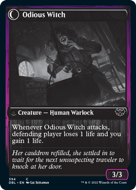 Ragged Recluse // Odious Witch [Innistrad: Double Feature] | Tables and Towers